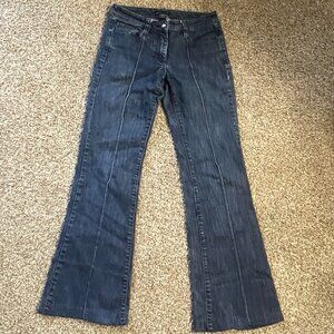 New York & Co. Wide Leg Jeans with Front Seam - Size 2